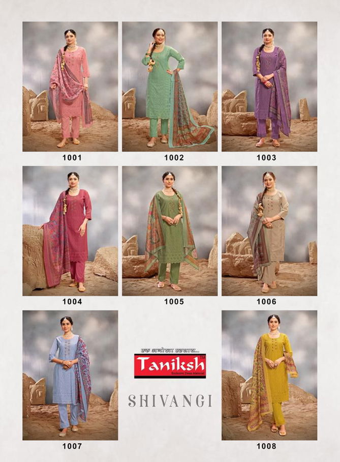 Shivangi Vol 1 By Taniksh Chifli Work Muslin Readymade Suits Wholesale Shop In Surat